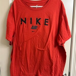 Nike Red Short Sleeve Tee